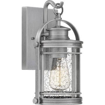Quintiesse - Venkovní nástěnná lampa BOOKER S 1xE27/60W/230V IP44 matný chrom