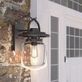 Quintiesse - Venkovní nátěnná lampa LASALLE M 1xE27/60W/230V IP44 bronzová