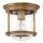 Quintiesse - Venkovní stropní svítidlo HADRIAN 1xE27/60W/230V pr. 19,6 cm IP44 bronzová