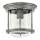 Quintiesse - Venkovní stropní svítidlo HADRIAN 1xE27/60W/230V pr. 19,6 cm IP44 matný chrom