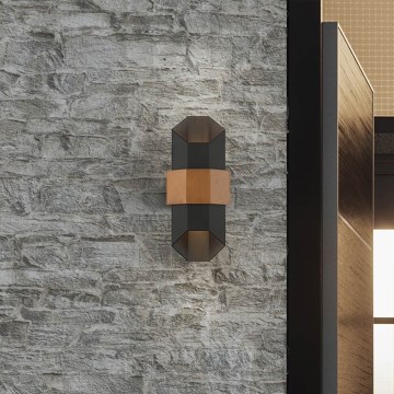 Quoizel - LED Venkovní nástěnné svítidlo CHASM 2xLED/5,5W/230V IP44