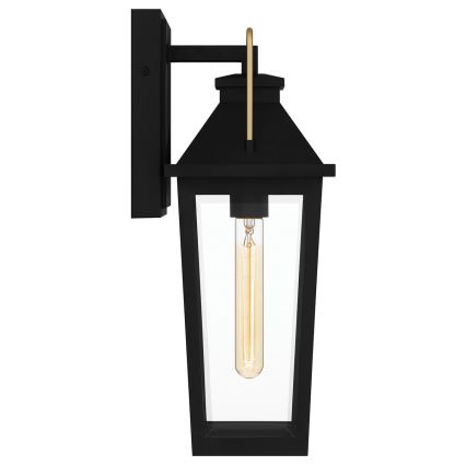 Quoizel - Venkovní nástěnné svítidlo BUCKLEY 1xE27/40W/230V IP44 černá