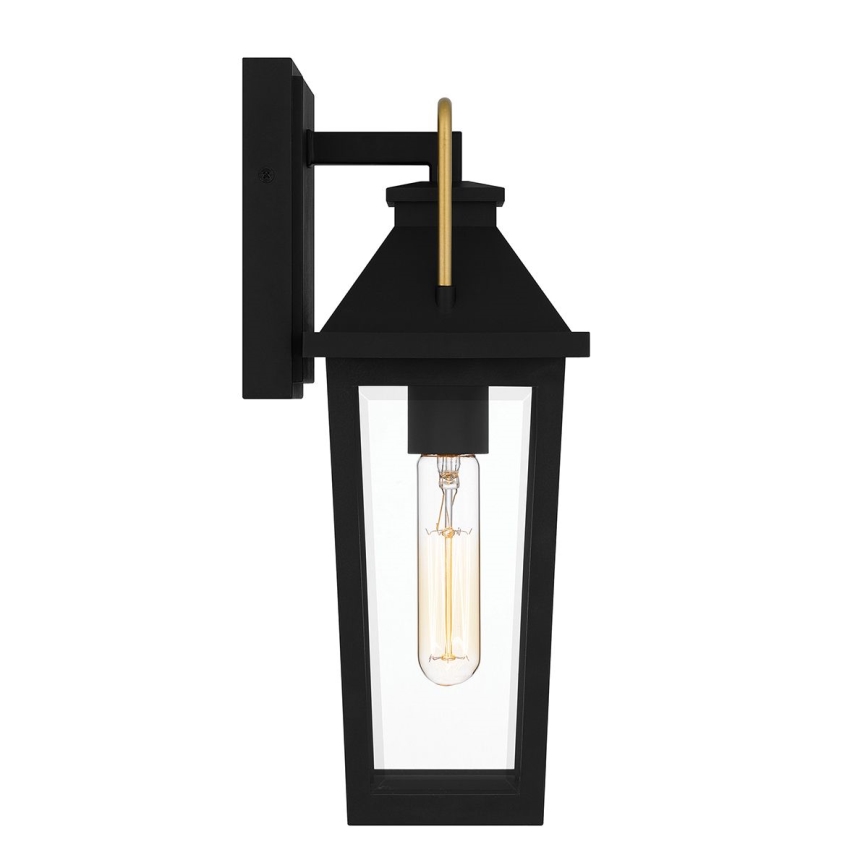 Quoizel - Venkovní nástěnné svítidlo BUCKLEY S 1xE27/40W/230V IP44 černá
