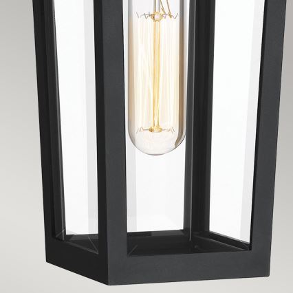 Quoizel - Venkovní nástěnné svítidlo BUCKLEY 1xE27/40W/230V IP44 černá