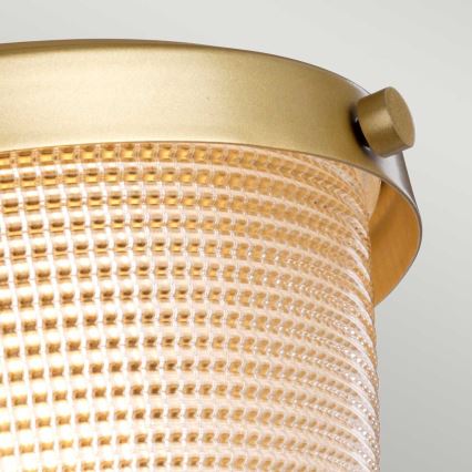 Quoizel - Koupelnové stropní svítidlo DUBLIN 1xE27/40W/230V IP44 zlatá