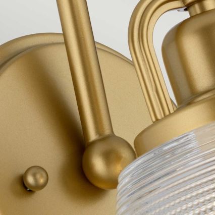 Quoizel - LED Koupelnové nástěnné svítidlo DUBLIN 1xG9/3W/230V IP44 zlatá