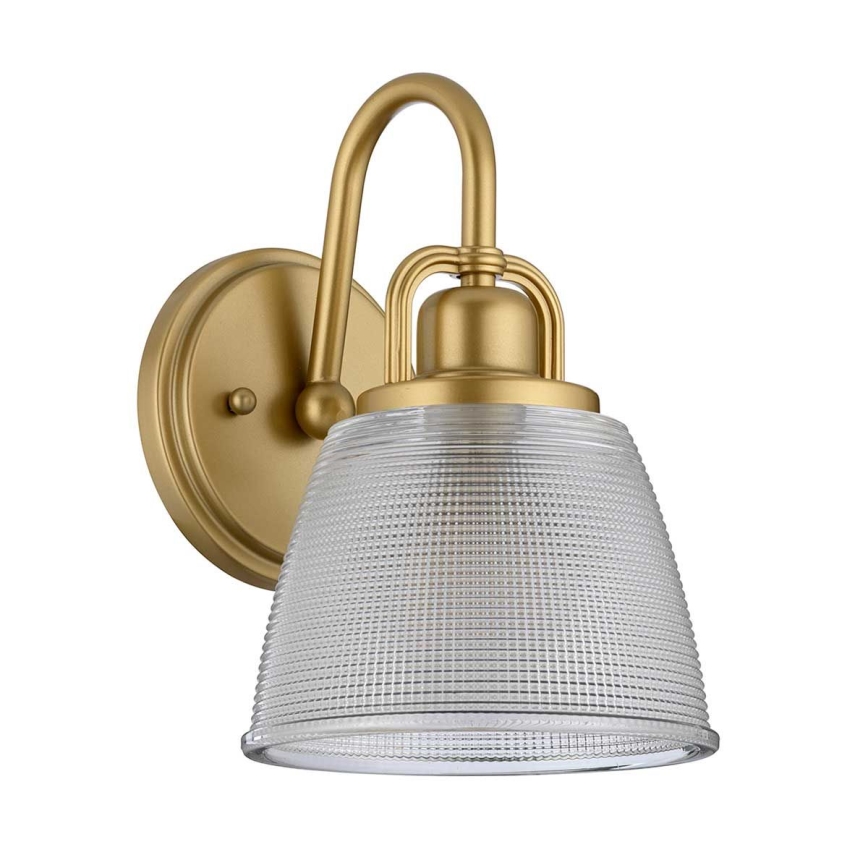 Quoizel - LED Koupelnové nástěnné svítidlo DUBLIN 1xG9/3W/230V IP44 zlatá
