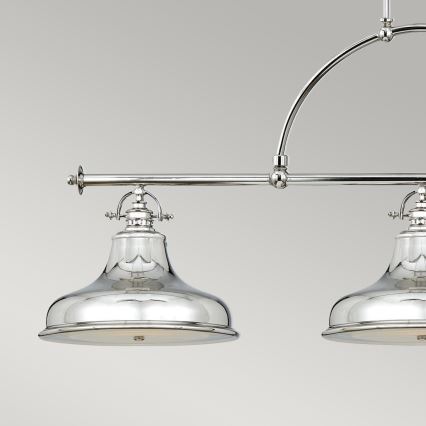 Quoizel - Lustr na řetězu EMERY 3xE27/100W/230V lesklý chrom