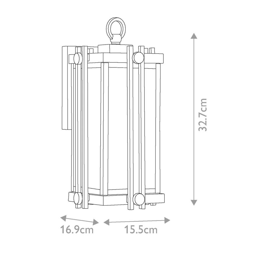Quoizel - Venkovní nástěnné svítidlo GOLDENROD 1xE27/100W/230V IP44