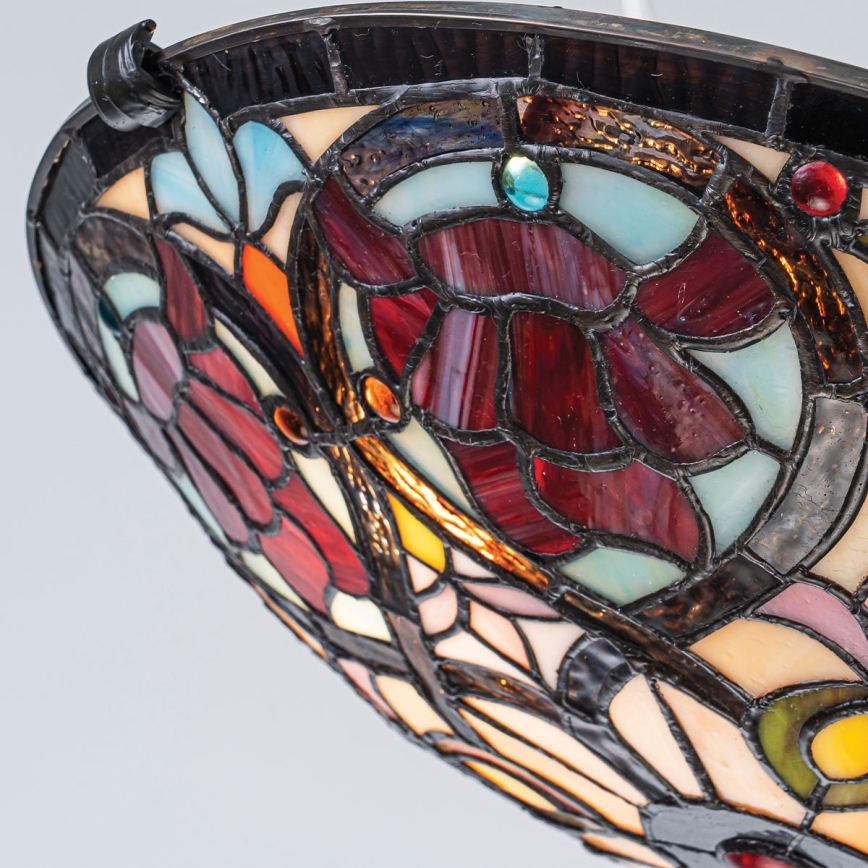 Quoizel - Stropní svítidlo Tiffany LARISSA 2xE27/40W/230V pr. 41,2 cm