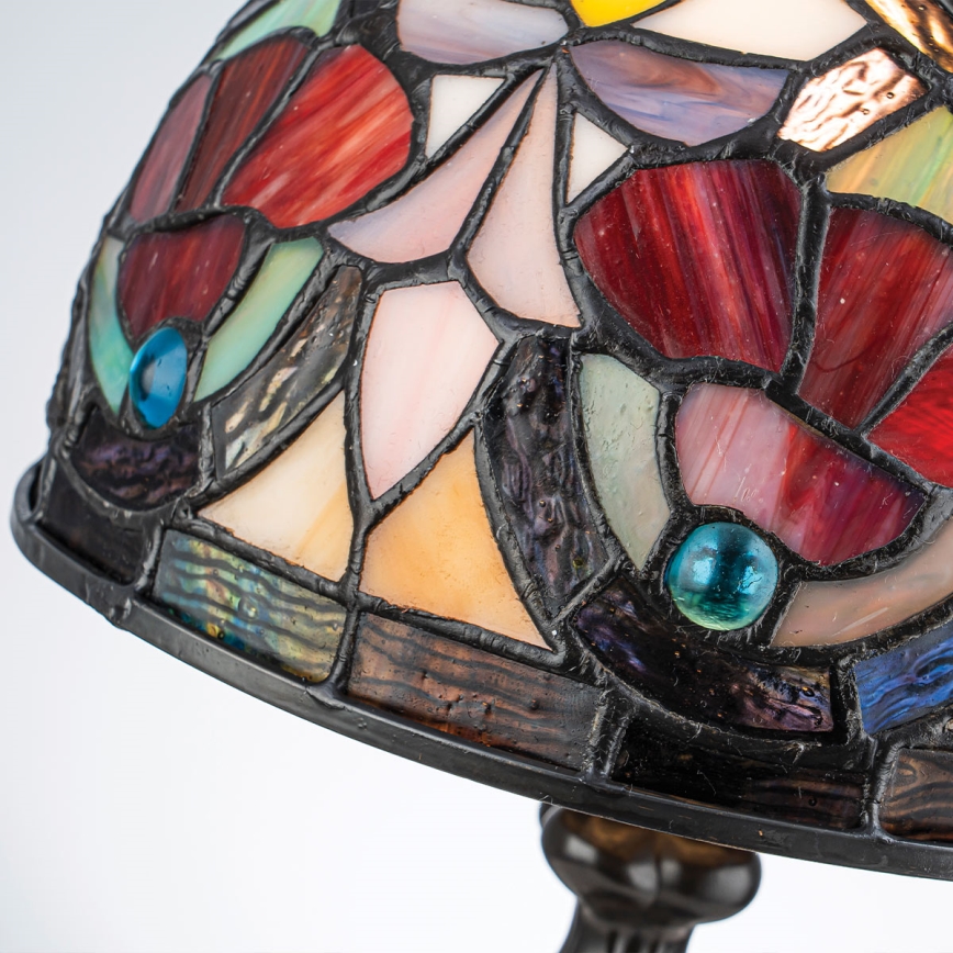 Quoizel - Stolní lampa Tiffany LARISSA 1xE14/40W/230V pr. 20 cm