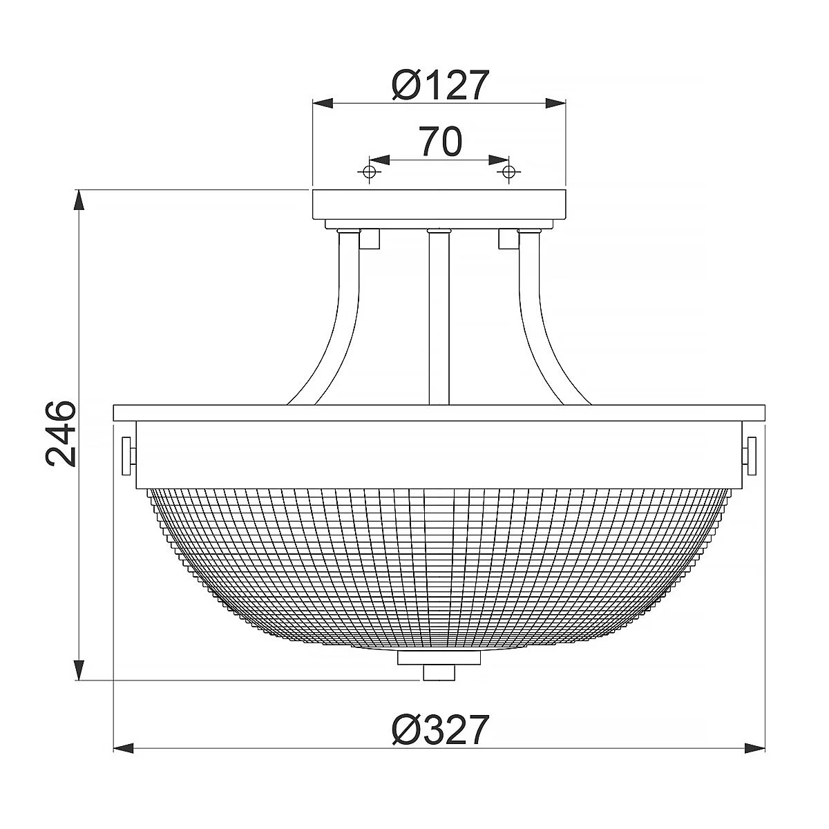 Quoizel - Přisazený lustr MANTLE 2xE27/60W/230V bronzová
