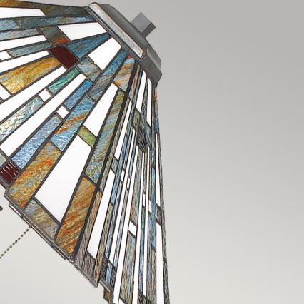 Quoizel - Stojací lampa Tiffany MAYBECK 2xE27/60W/230V