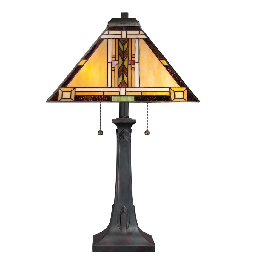 Quoizel - Stolní lampa Tiffany NAVAJO 2xE27/60W/230V
