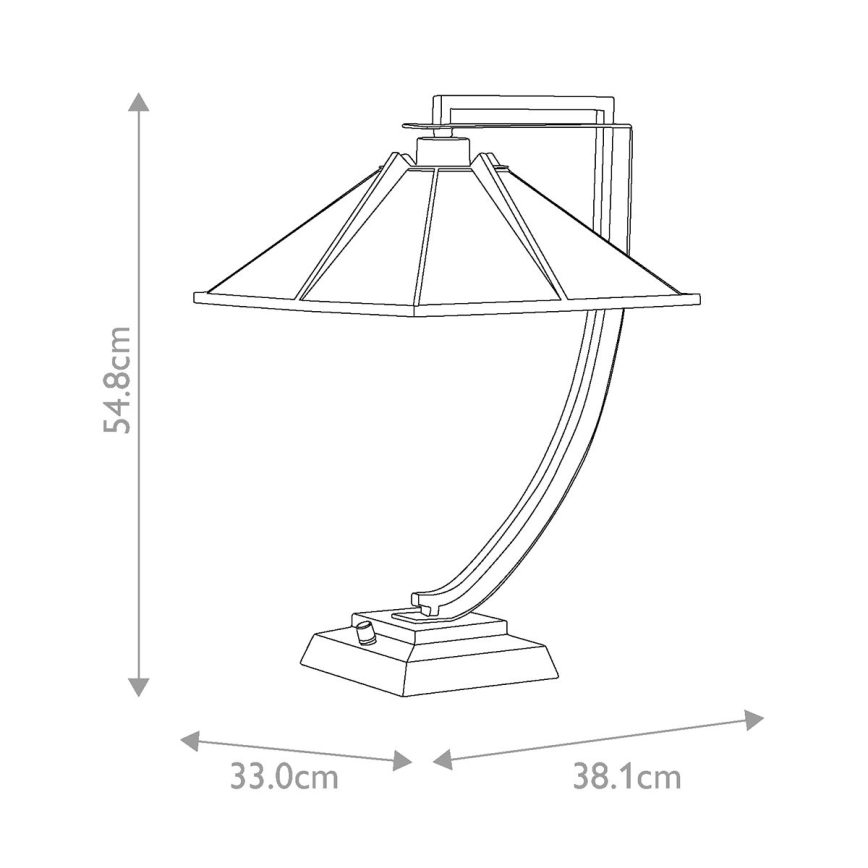 Quoizel - Stolní lampa POMEROY 1xE27/60W/230V