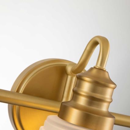 Quoizel - LED Koupelnové nástěnné svítidlo SWELL 3xG9/3W/230V IP44 zlatá