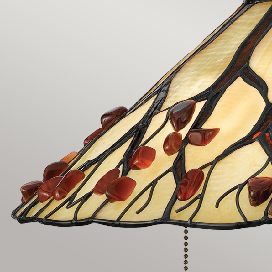 Quoizel - Stolní lampa Tiffany WHISPERING 2xE27/60W/230V