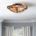 Quoizel - Stropní svítidlo Tiffany INGLENOOK 2xE27/60W/230V pr. 40,7 cm