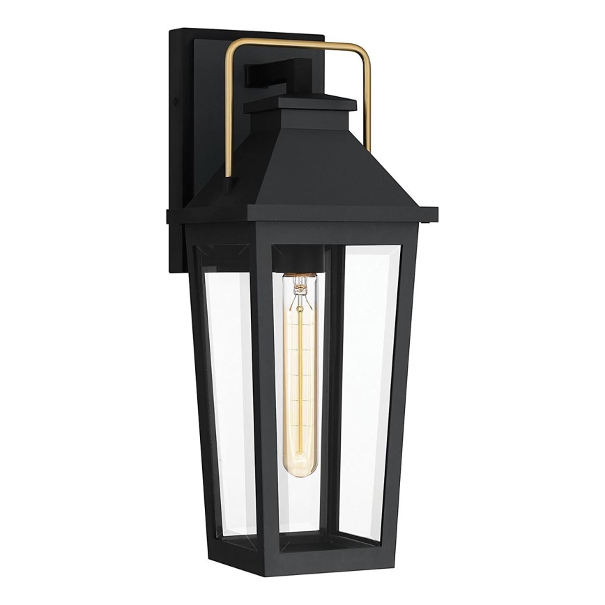 Quoizel - Venkovní nástěnné svítidlo BUCKLEY 1xE27/40W/230V IP44 černá
