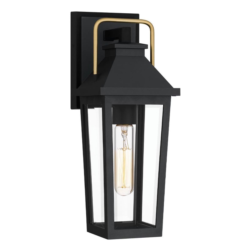 Quoizel - Venkovní nástěnné svítidlo BUCKLEY 1xE27/40W/230V IP44 černá