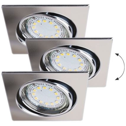 Rabalux - SADA 3x LED Podhledové svítidlo 3xGU10/3W/230V IP40