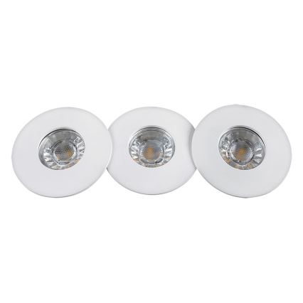 Rabalux 1078 - SADA 3x LED Koupelnové podhledové svítidlo RANDY 3xLED/4W/230V IP44