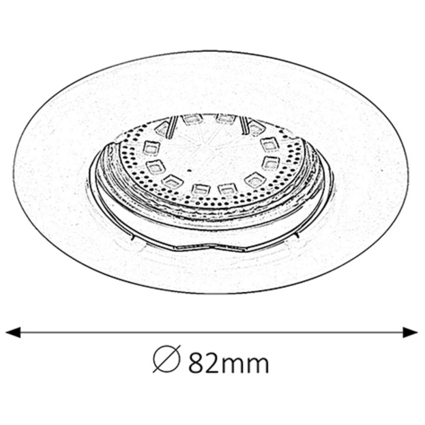 Rabalux - SADA 3xLED Podhledové svítidlo 3xGU10/3W/230V IP40