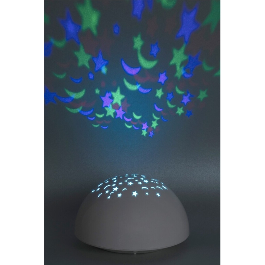 Rabalux - LED Noční světlo RGB LED/0,5W/3xAA