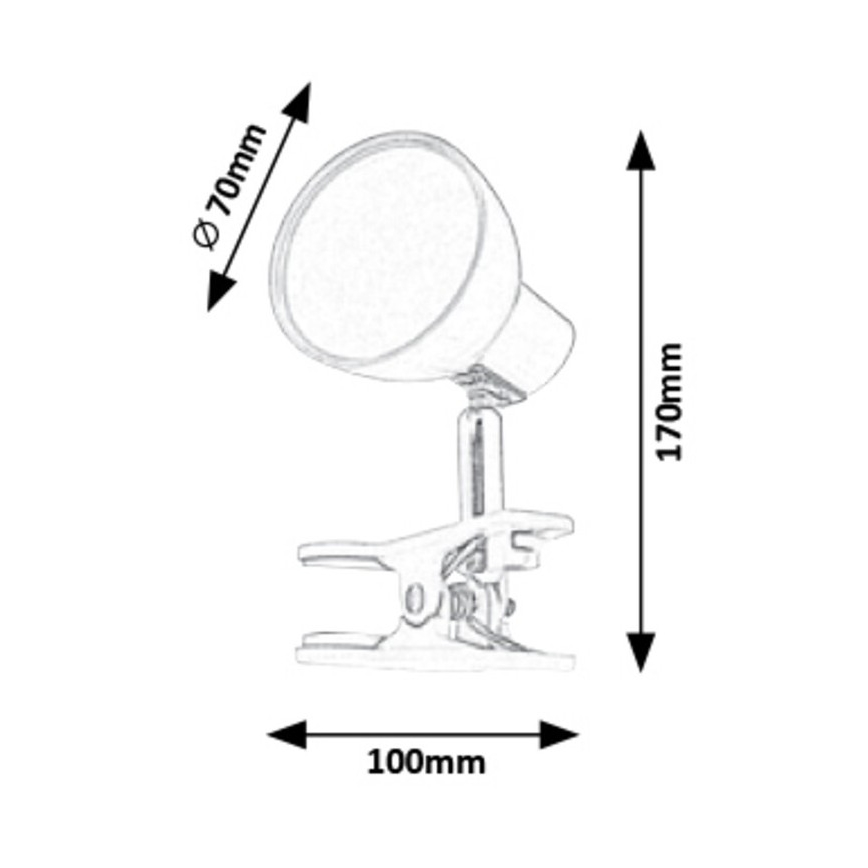 Rabalux - LED Lampa s klipem LED/5W/230V