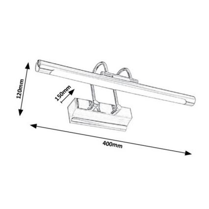 Rabalux - LED Obrazové svítidlo LED/9W/230V