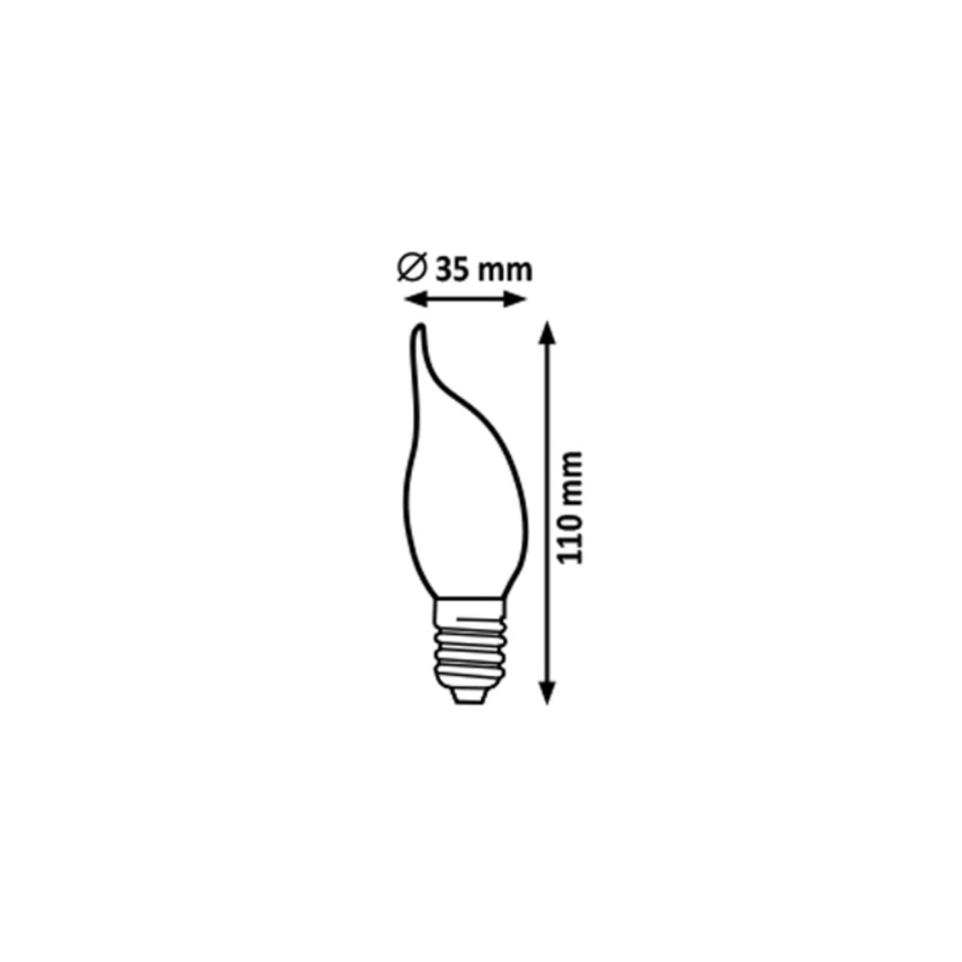 Rabalux - LED Žárovka CF35 E14/4,2W/230V 4000K