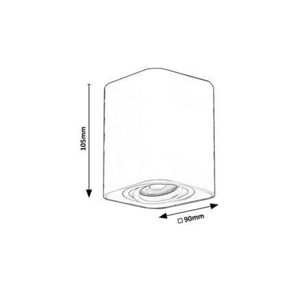 Rabalux - Bodové svítidlo 1xGU10/42W/230V bílá