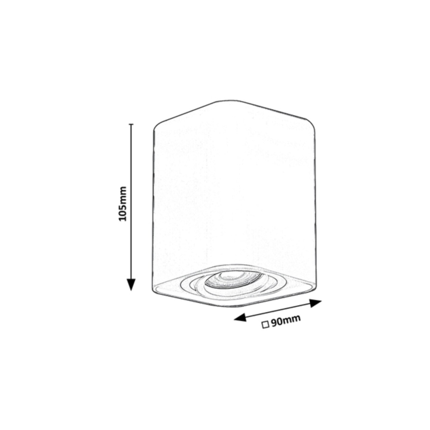 Rabalux - Bodové svítidlo 1xGU10/42W/230V bílá