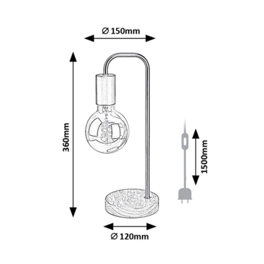 Rabalux - Stolní lampa 1xE27/40W/230V