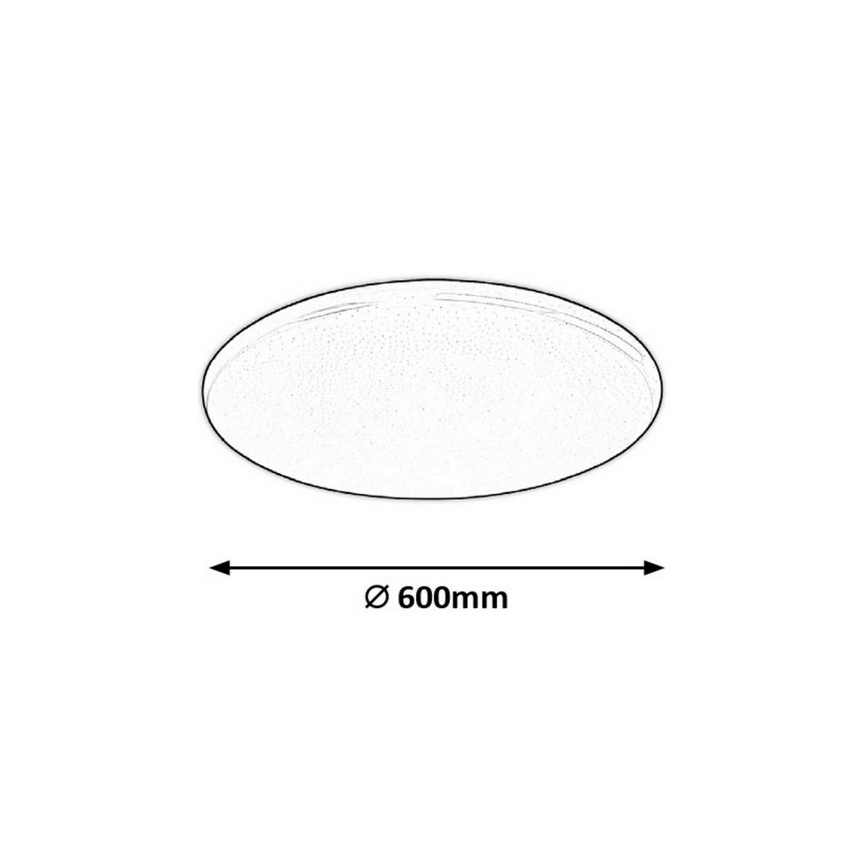 Rabalux - LED Stmívatelné stropní svítidlo RGB LED/40W/230V + DO