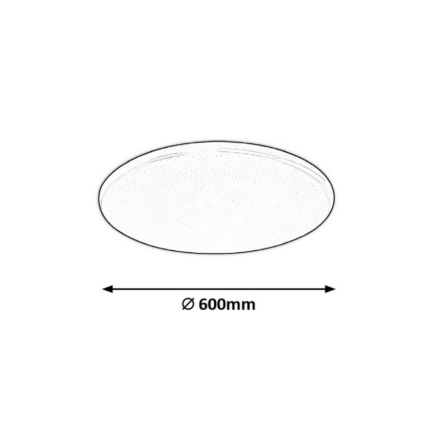 Rabalux - LED Stmívatelné stropní svítidlo RGB LED/40W/230V + DO
