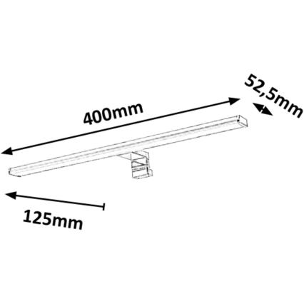 Rabalux - LED Koupelnové osvětlení zrcadla LED/8W/230V 40cm IP44