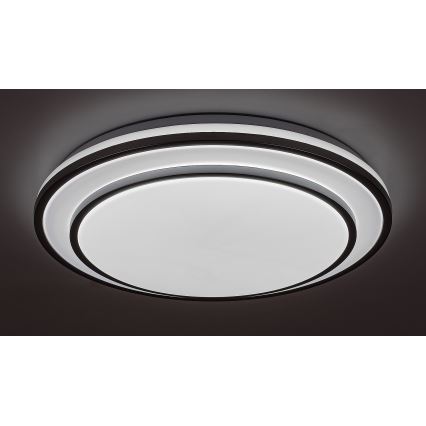 Rabalux - LED Stmívatelné stropní svítidlo LED/40W/230V 3000-6500K stříbrná + dálkové ovládání