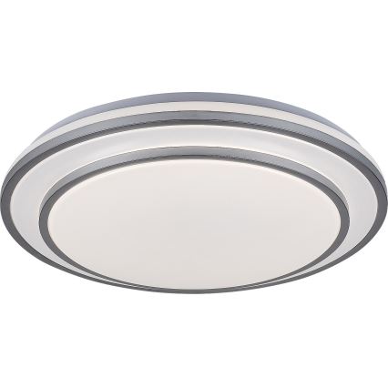 Rabalux - LED Stmívatelné stropní svítidlo LED/40W/230V 3000-6500K stříbrná + dálkové ovládání