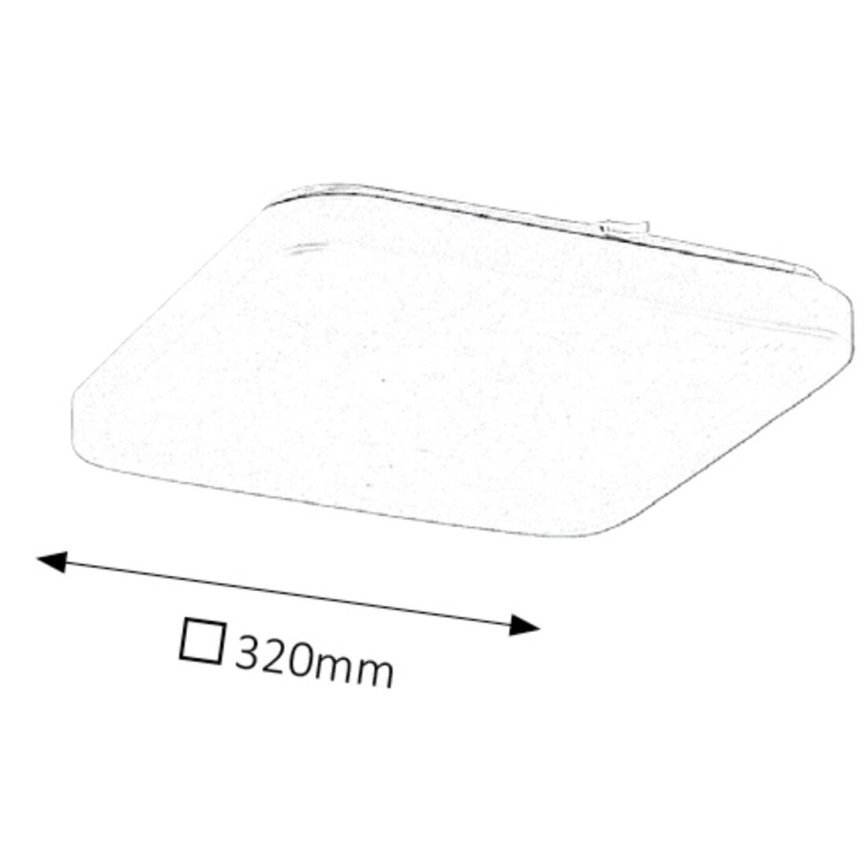 Rabalux - LED Stropní svítidlo 1xLED/32W/230V 32x32 cm