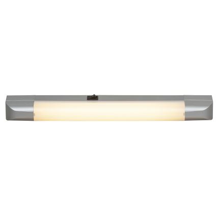 Rabalux - Podlinkové svítidlo BAND LIGHT 1xG13/10W/230V 39,5 cm stříbrná