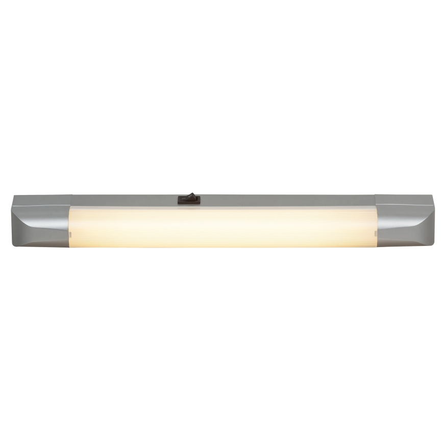 Rabalux - Podlinkové svítidlo BAND LIGHT 1xG13/10W/230V 39,5 cm stříbrná