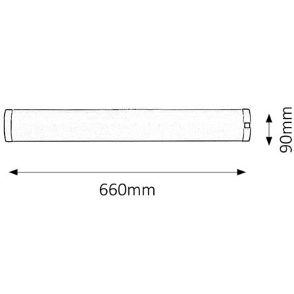 Rabalux - Podlinkové svítidlo G13/18W/230V