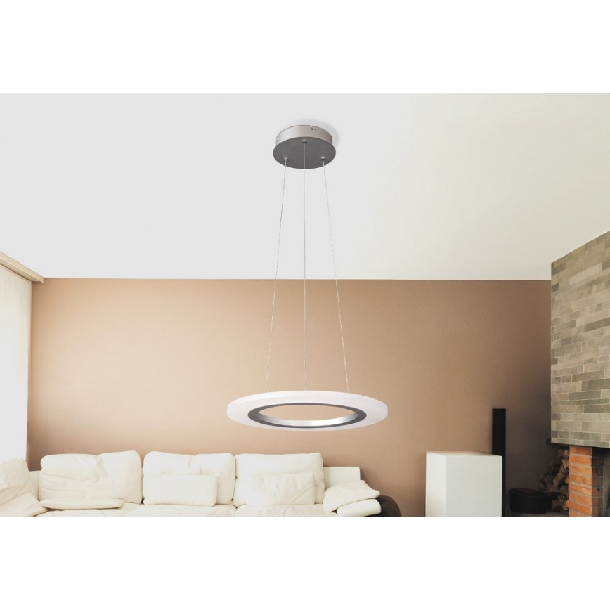 Rabalux 2428 - LED Lustr ADRIENNE LED/20W/230V stříbrná
