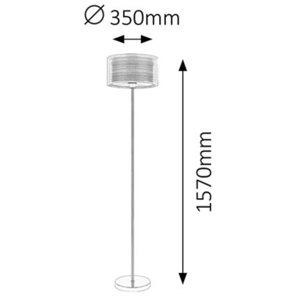 Rabalux - stojací lampa E27/60W