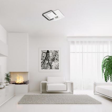 Rabalux - LED Stmívatelný přisazený lustr LED/48W/230V 3000K/4000K/6000K + DO 49,5x49,5 cm