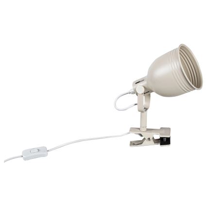 Rabalux - Lampa s klipem 1xE14/25W/230V béžová