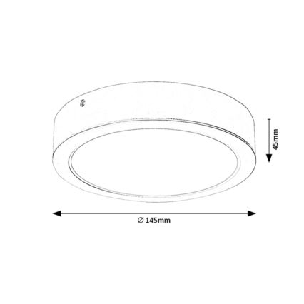 Rabalux - LED Stropní svítidlo LED/12W/230V pr. 14,5 cm