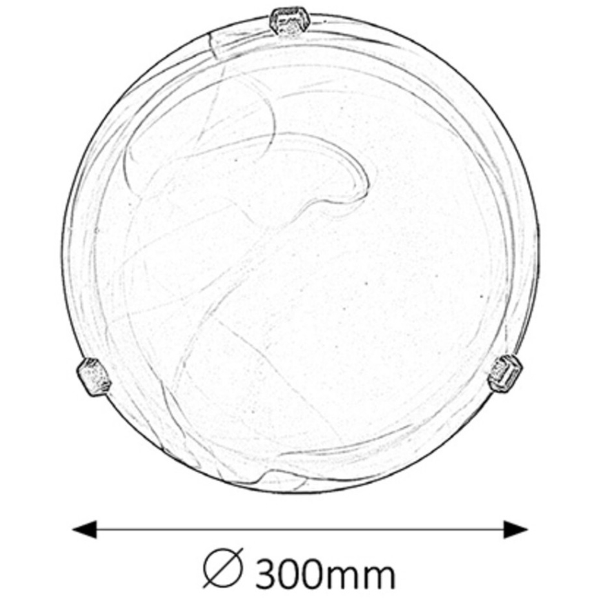 Rabalux - Stropní svítidlo 1xE27/60W/230V alabastrové sklo
