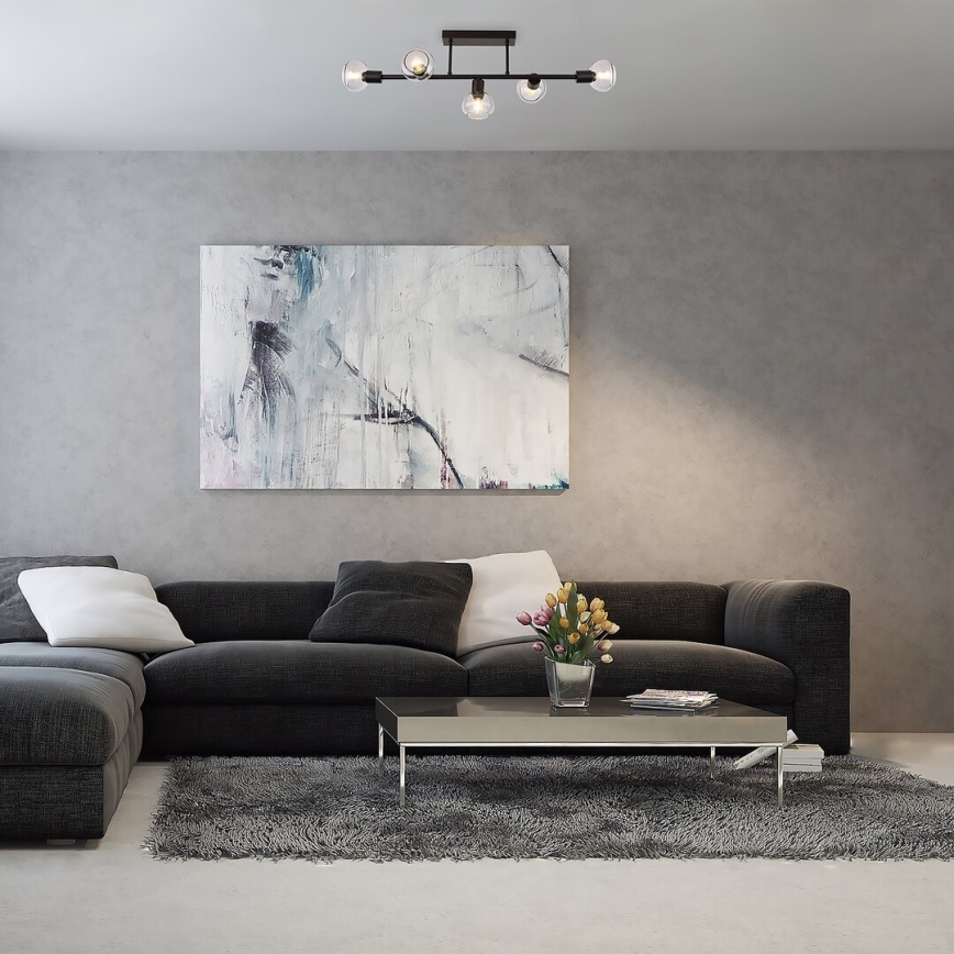 Rabalux - Lustr na tyči 5xE14/40W/230V